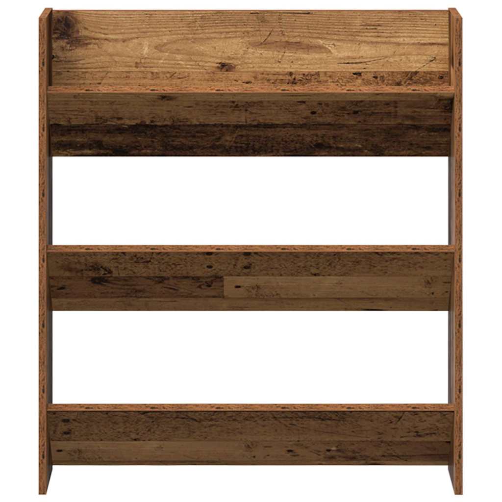 Schuhschrank 2 pcs Altholz 84 x 18 x 90 cm Holzwerkstoff