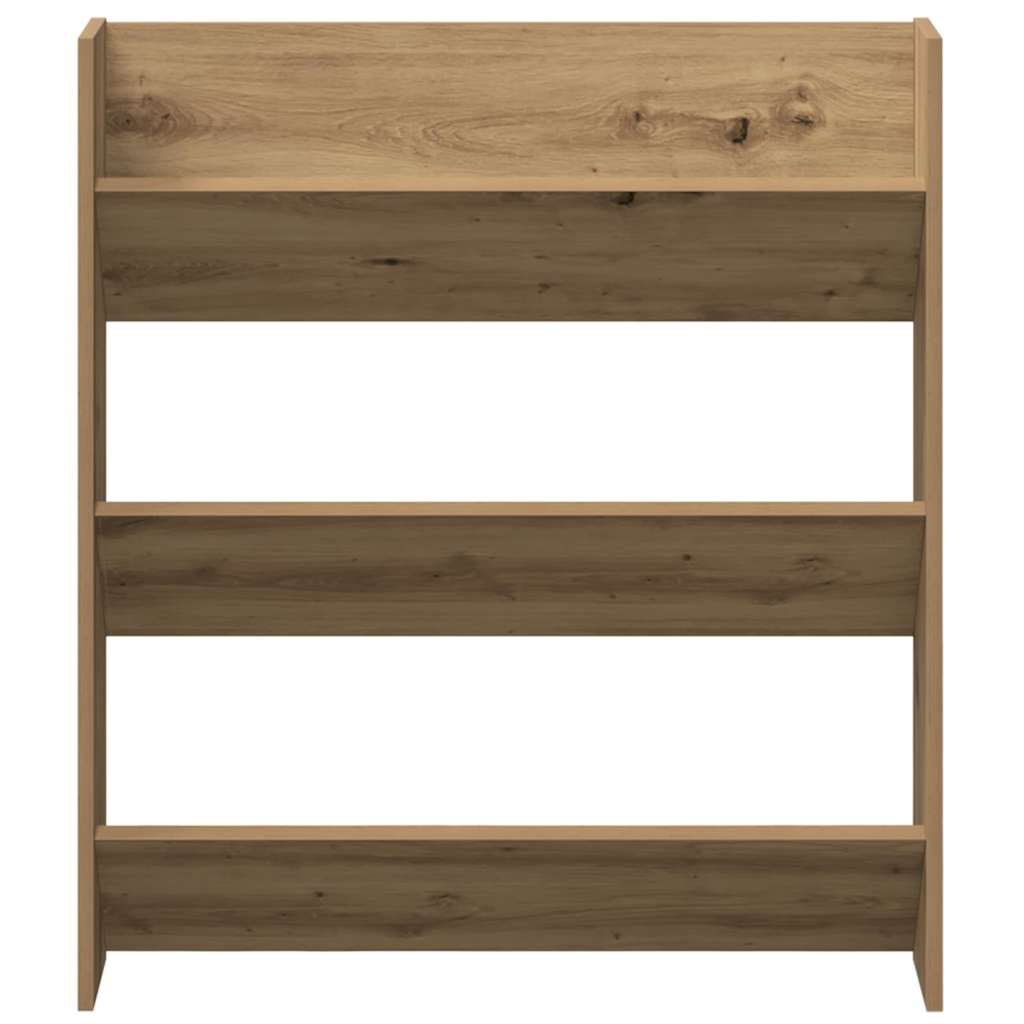 Schuhschrank 2 pcs Artisan-Eiche 85 x 18 x 90 cm Holzwerkstoff