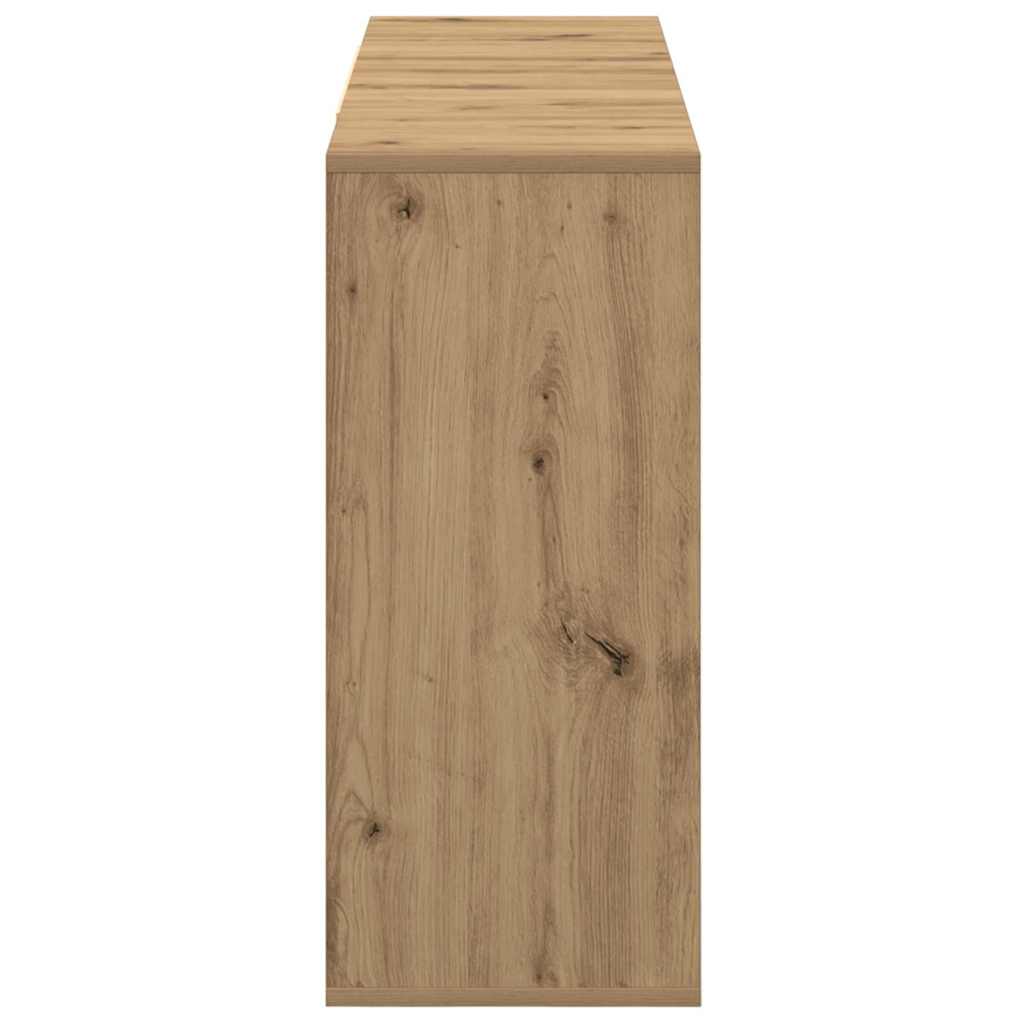 Sideboard Artisan-Eiche 120 x 30 x 75 cm Holzwerkstoff