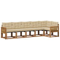 Outdoor-Sofagarnitur 6 pcs Natur und Beige
