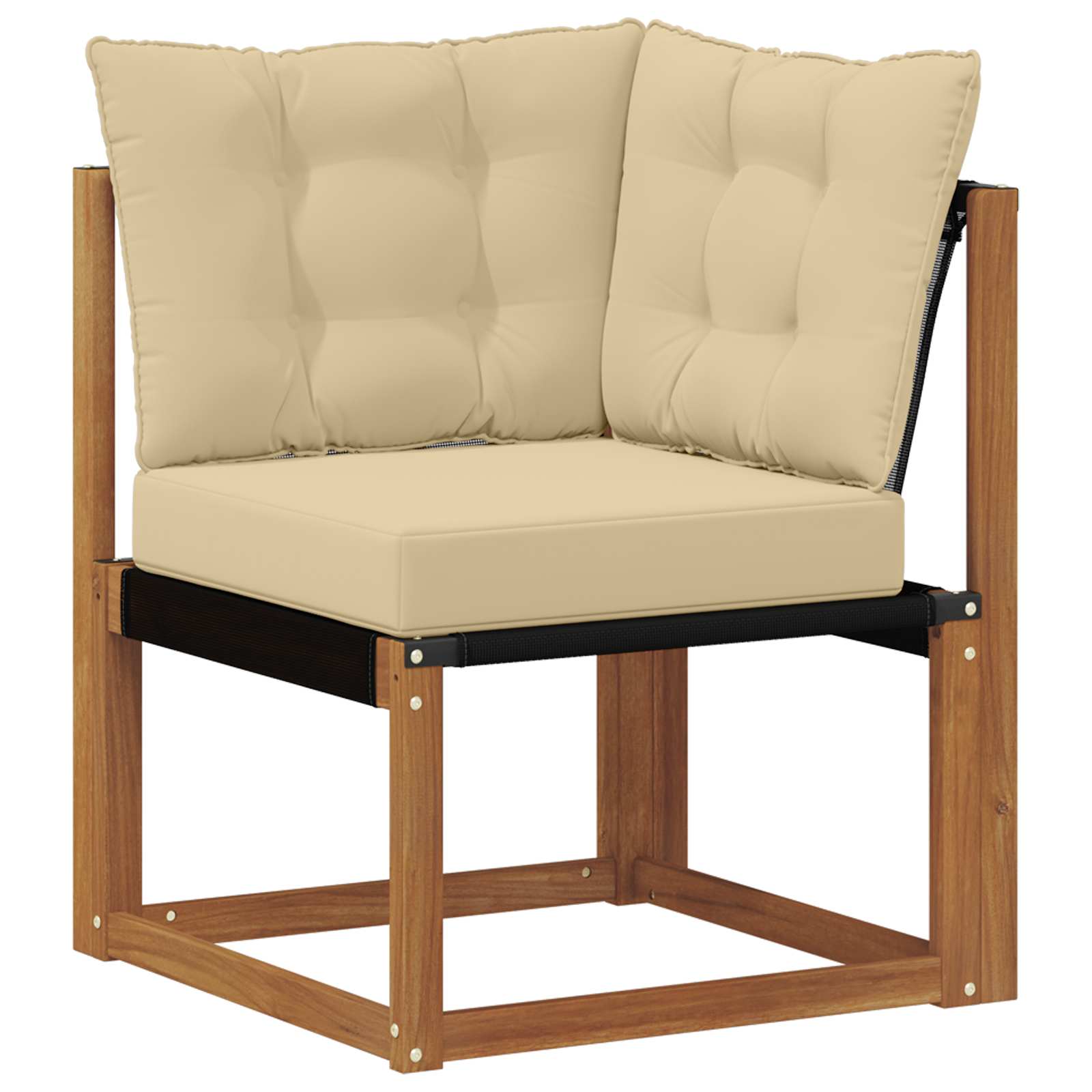 Outdoor-Sofagarnitur 7 pcs Natur und Beige