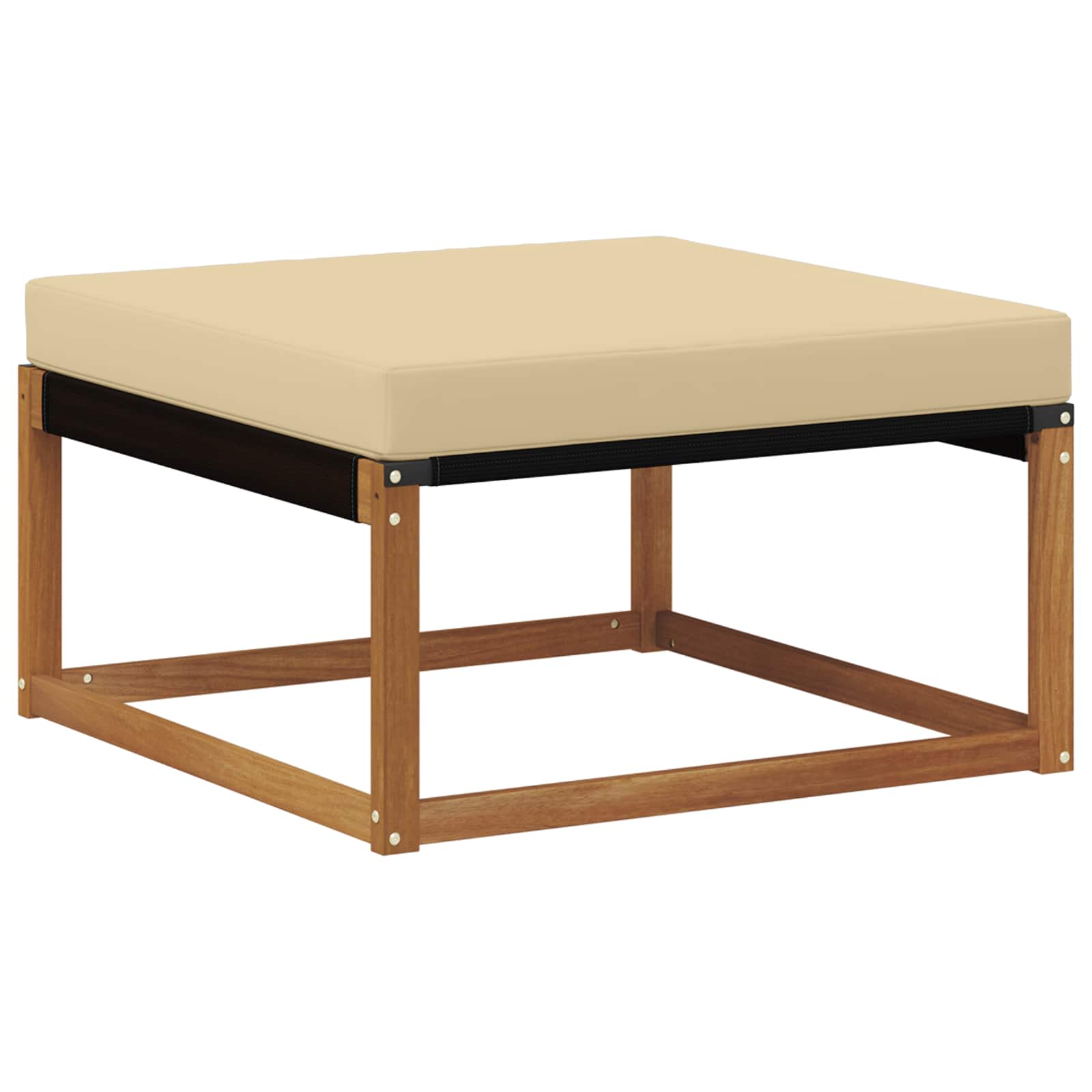Outdoor-Sofagarnitur mit Kissen 6 pcs Natur und Beige
