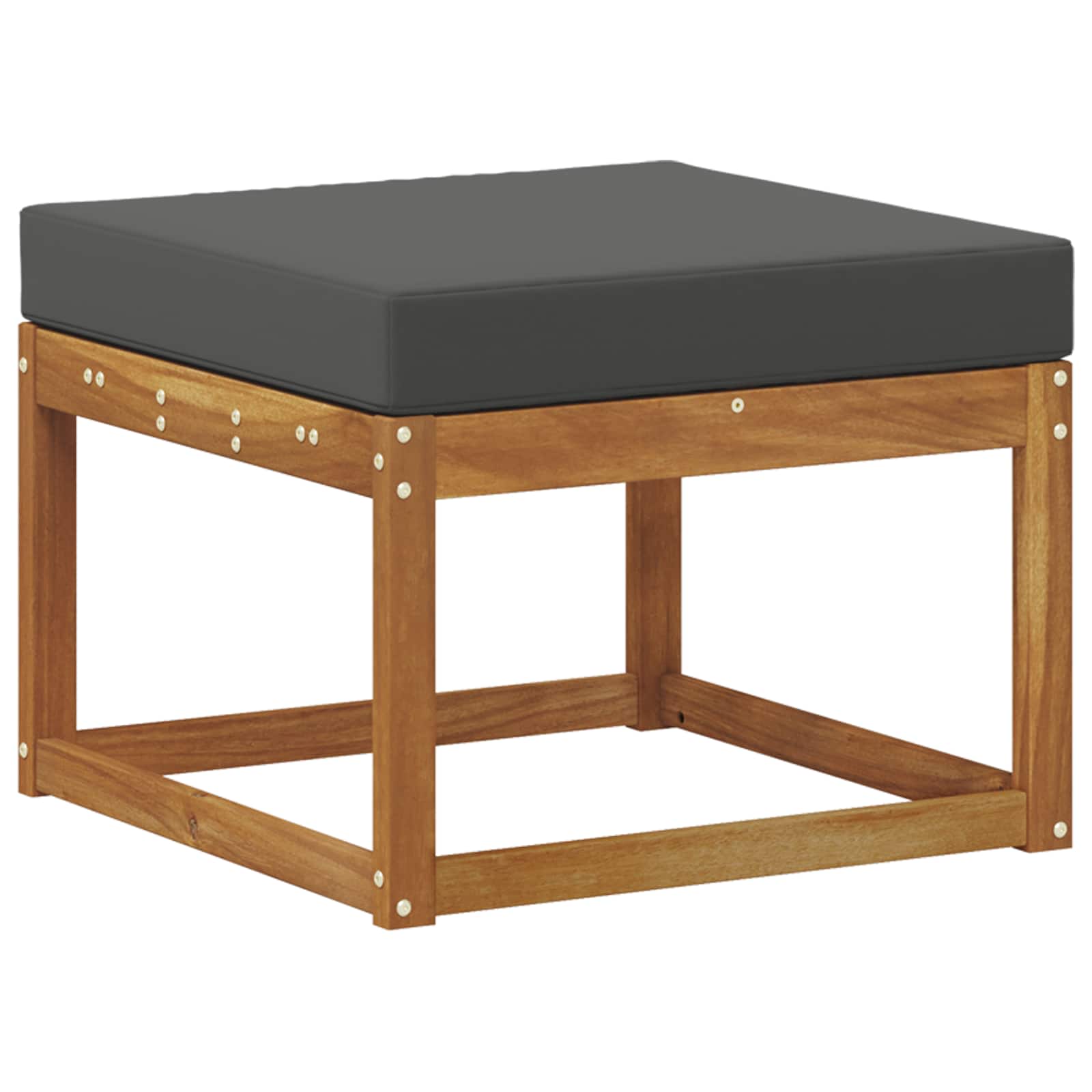 Outdoor-Sofagarnitur mit Kissen 4 pcs Natur und Anthrazit