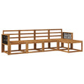 Outdoor-Sofagarnitur 5 pcs Natur Massivholz Akazie