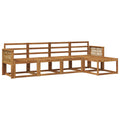 Outdoor-Sofagarnitur 5 pcs Natur Massivholz Akazie