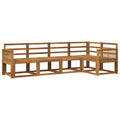 Outdoor-Sofagarnitur 5 pcs Natur Massivholz Akazie