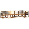 Outdoor-Sofagarnitur 6 pcs Natur Massivholz Akazie