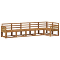 Outdoor-Sofagarnitur 6 pcs Natur Massivholz Akazie