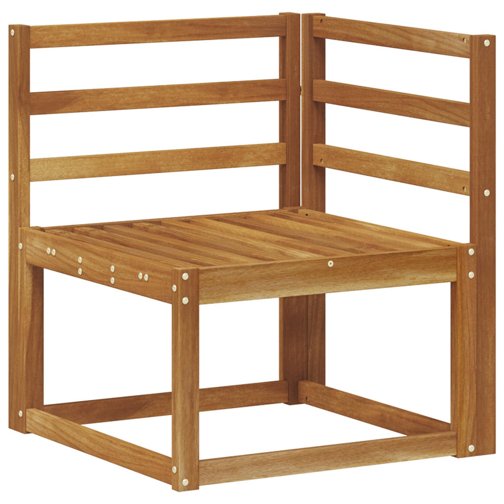 Outdoor-Sofagarnitur 7 pcs Natur Massivholz Akazie
