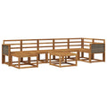 Outdoor-Sofagarnitur 8 pcs Natur Massivholz Akazie