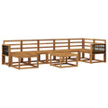 Outdoor-Sofagarnitur 8 pcs Natur Massivholz Akazie
