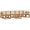 Outdoor-Sofagarnitur 8 pcs Natur Massivholz Akazie
