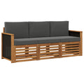 Sofagarnituren mit Kissen 3 pcs Massivholz Akazie