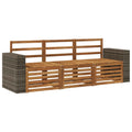 Sofagarnituren 3 pcs Massivholz Akazie