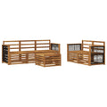 Sofagarnituren 6 pcs Massivholz Akazie