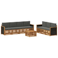 Sofagarnituren mit Kissen 8 pcs Massivholz Akazie