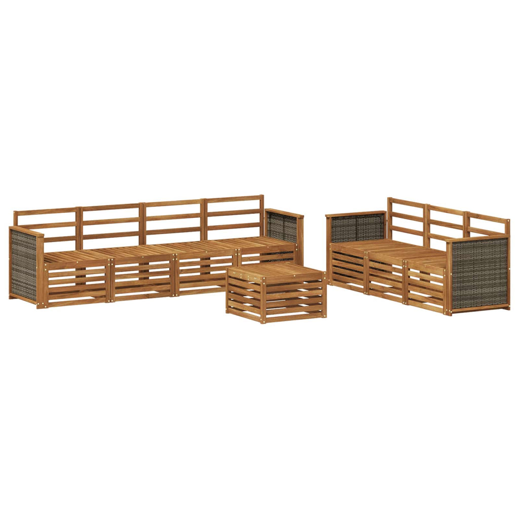 Sofagarnituren 8 pcs Massivholz Akazie