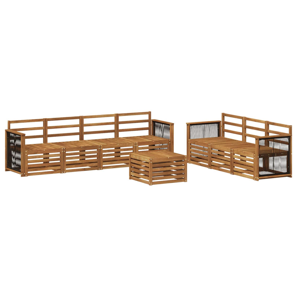 Sofagarnituren 8 pcs Massivholz Akazie