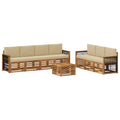 Sofagarnituren mit Kissen 8 pcs Massivholz Akazie