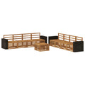 Sofagarnituren 9 pcs Massivholz Akazie