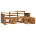 Outdoor-Sofagarnitur 4 pcs Natur