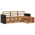 Outdoor-Sofagarnitur 4 pcs Natur