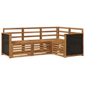 Sofagarnituren 4 pcs Massivholz Akazie