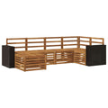 Ecksofa Set 6 pcs Natur