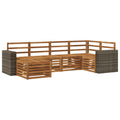 Ecksofa Set 6 pcs Natur