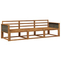 Outdoor-Sofagarnitur 3 pcs Natur Massivholz Akazie