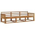 Outdoor-Sofagarnitur 3 pcs Natur Massivholz Akazie