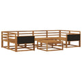 Outdoor-Sofagarnitur 7 pcs Natur Massivholz Akazie