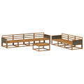 Outdoor-Sofagarnitur 8 pcs Natur Massivholz Akazie