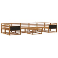 Outdoor-Sofagarnitur 8 pcs Natur Massivholz Akazie