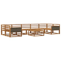 Outdoor-Sofagarnitur 8 pcs Natur Massivholz Akazie