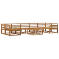 Outdoor-Sofagarnitur 8 pcs Natur Massivholz Akazie