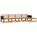 Outdoor-Sofagarnitur 5 pcs Natur Massivholz Akazie