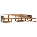 Outdoor-Sofagarnitur 5 pcs Natur Massivholz Akazie