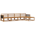 Outdoor-Sofagarnitur 5 pcs Natur Massivholz Akazie