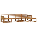 Outdoor-Sofagarnitur 5 pcs Natur Massivholz Akazie