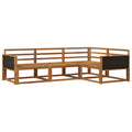 Outdoor-Sofagarnitur 4 pcs Natur Massivholz Akazie