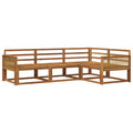 Outdoor-Sofagarnitur 4 pcs Natur Massivholz Akazie