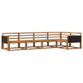 Outdoor-Sofagarnitur 5 pcs Natur Massivholz Akazie