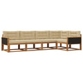 Outdoor-Sofagarnitur 5 pcs Natur und Beige