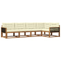 Outdoor-Sofagarnitur 5 pcs Natur und Creme