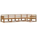 Outdoor-Sofagarnitur 5 pcs Natur Massivholz Akazie