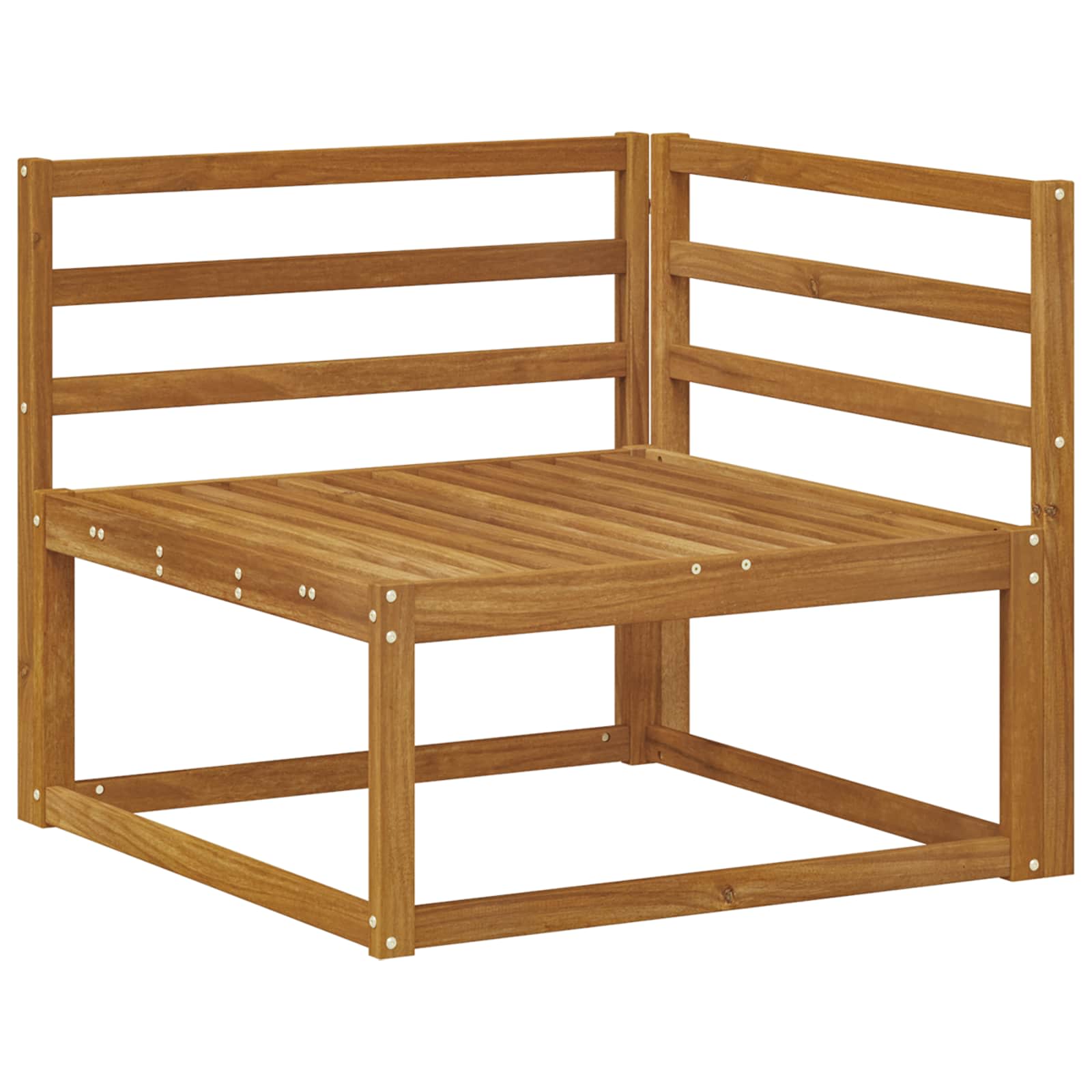 Outdoor-Sofagarnitur 6 pcs Natur Massivholz Akazie