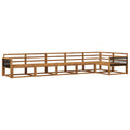 Outdoor-Sofagarnitur 6 pcs Natur Massivholz Akazie