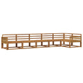 Outdoor-Sofagarnitur 6 pcs Natur Massivholz Akazie
