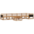 Outdoor-Sofagarnitur 7 pcs Natur Massivholz Akazie
